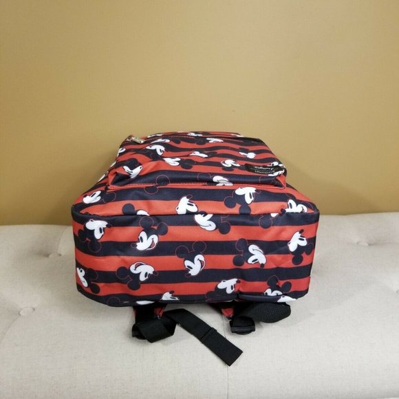 Disney Loungefly Mickey Mouse Faces Backpack NEW